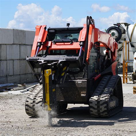 used skid steer concrete breaker|breaker attachment for skid steer.